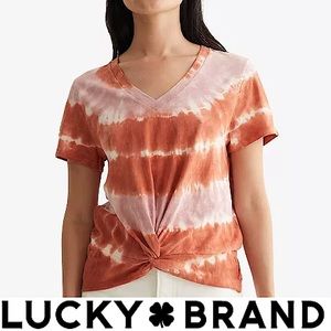 Lucky Brand Twisted Tie-Dye Shirt